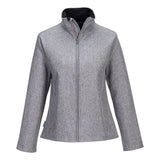 Portwest Print & Promo Regenkleding Jas TK21 softshell dames (2L) fleece waterafstotend winddicht mergelgrijs(GM)