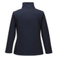 Portwest Regenkleding Softshell Bescherming Alle Weersomstandigheden Jas TK21 Print & Promo softshell (2L) dames donker marineblauw(NV)