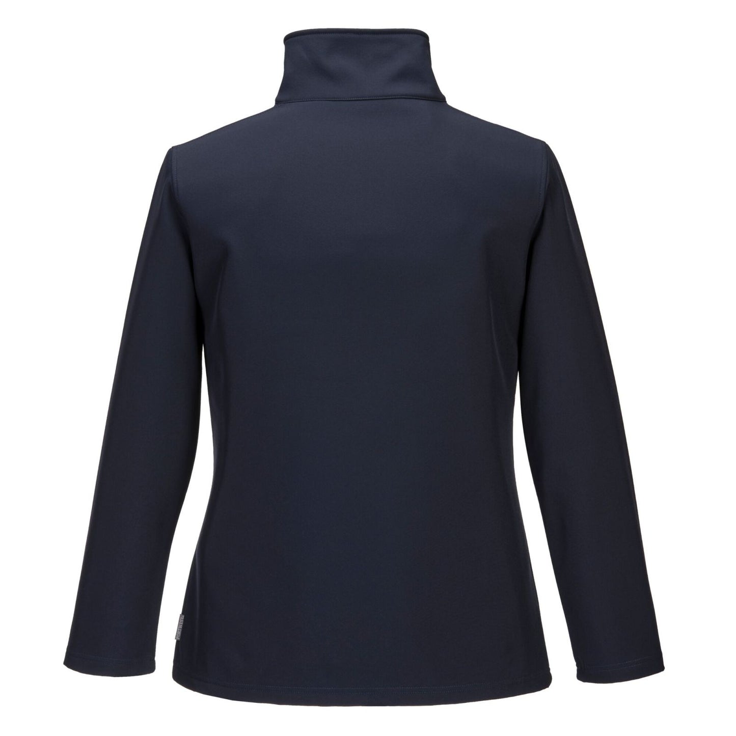 Portwest Regenkleding Softshell Bescherming Alle Weersomstandigheden Jas TK21 Print & Promo softshell (2L) dames donker marineblauw(NV)