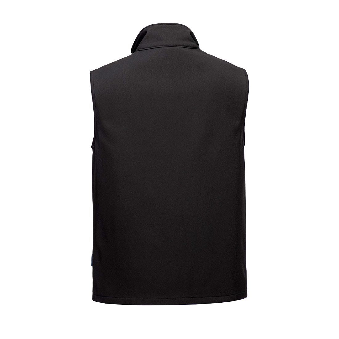 Portwest Print & Promo Bodywarmer TK22 softshell (2L) fleece waterafstotend winddicht zwart(BK)