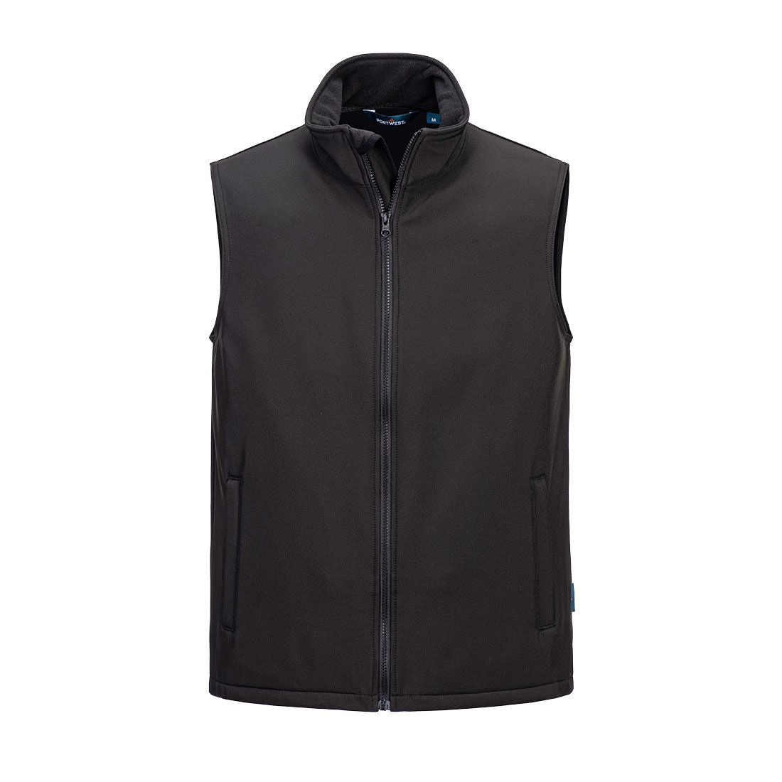 Portwest Print & Promo Bodywarmer TK22 softshell (2L) fleece waterafstotend winddicht zwart(BK)