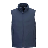 Portwest Print & Promo Bodywarmer TK22 softshell (2L) fleece waterafstotend winddicht marineblauw(NA)