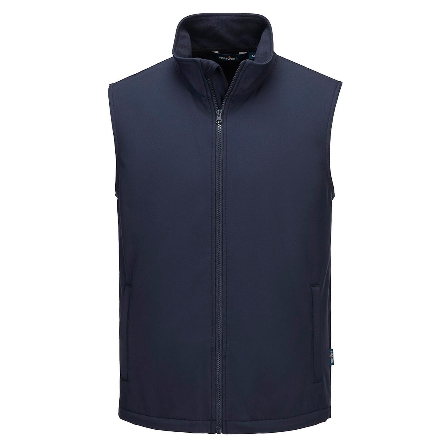 Portwest Regenkleding Softshell Bescherming Tegen Alle Weersomstandigheden Bodywarmer TK22 Print & Promo Softshell Gilet (2L) donker marineblauw(NV)