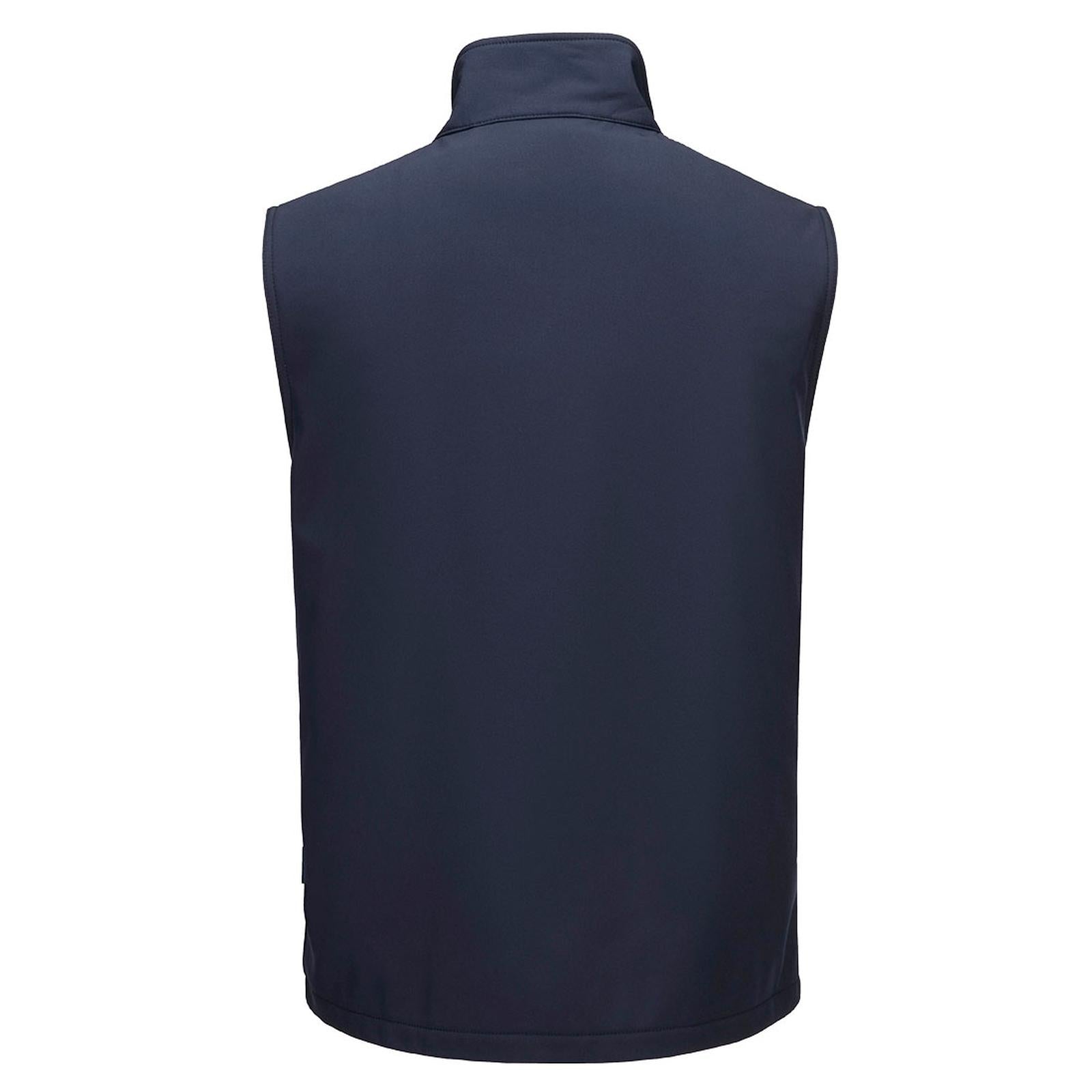 Portwest Regenkleding Softshell Bescherming Tegen Alle Weersomstandigheden Bodywarmer TK22 Print & Promo Softshell Gilet (2L) donker marineblauw(NV)