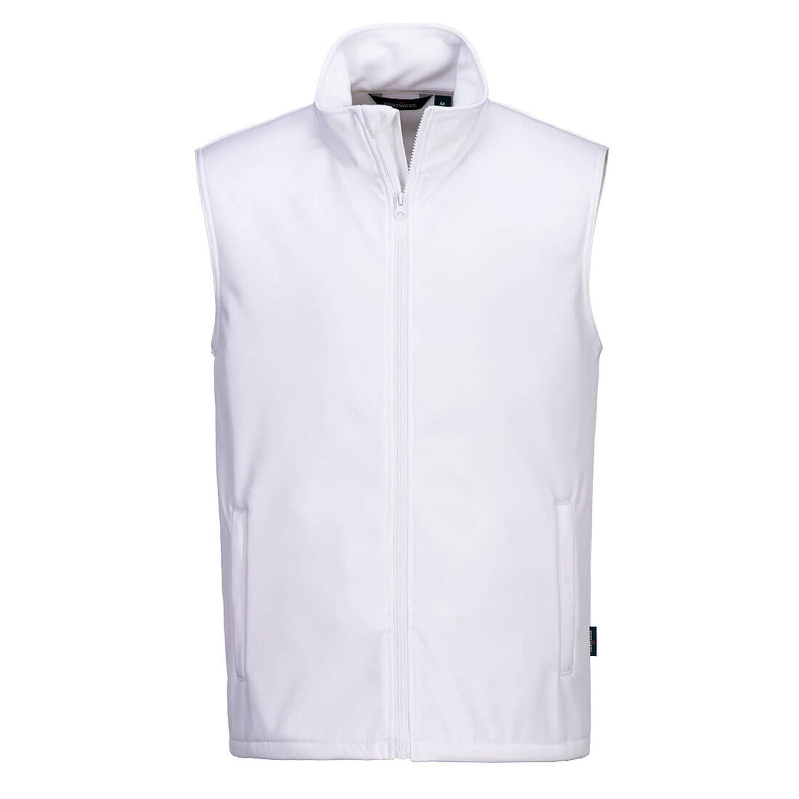 Portwest Print & Promo Bodywarmer TK22 softshell (2L) fleece waterafstotend winddicht wit(WH)
