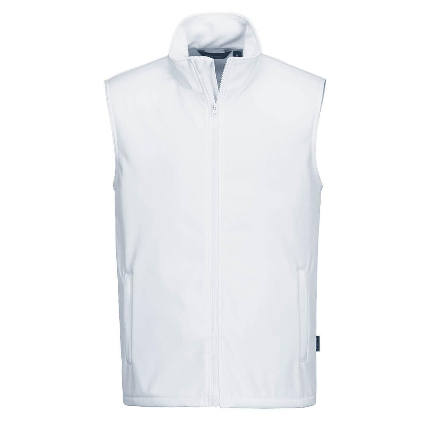 Portwest Print & Promo Bodywarmer TK22 softshell (2L) fleece waterafstotend winddicht wit(WH)