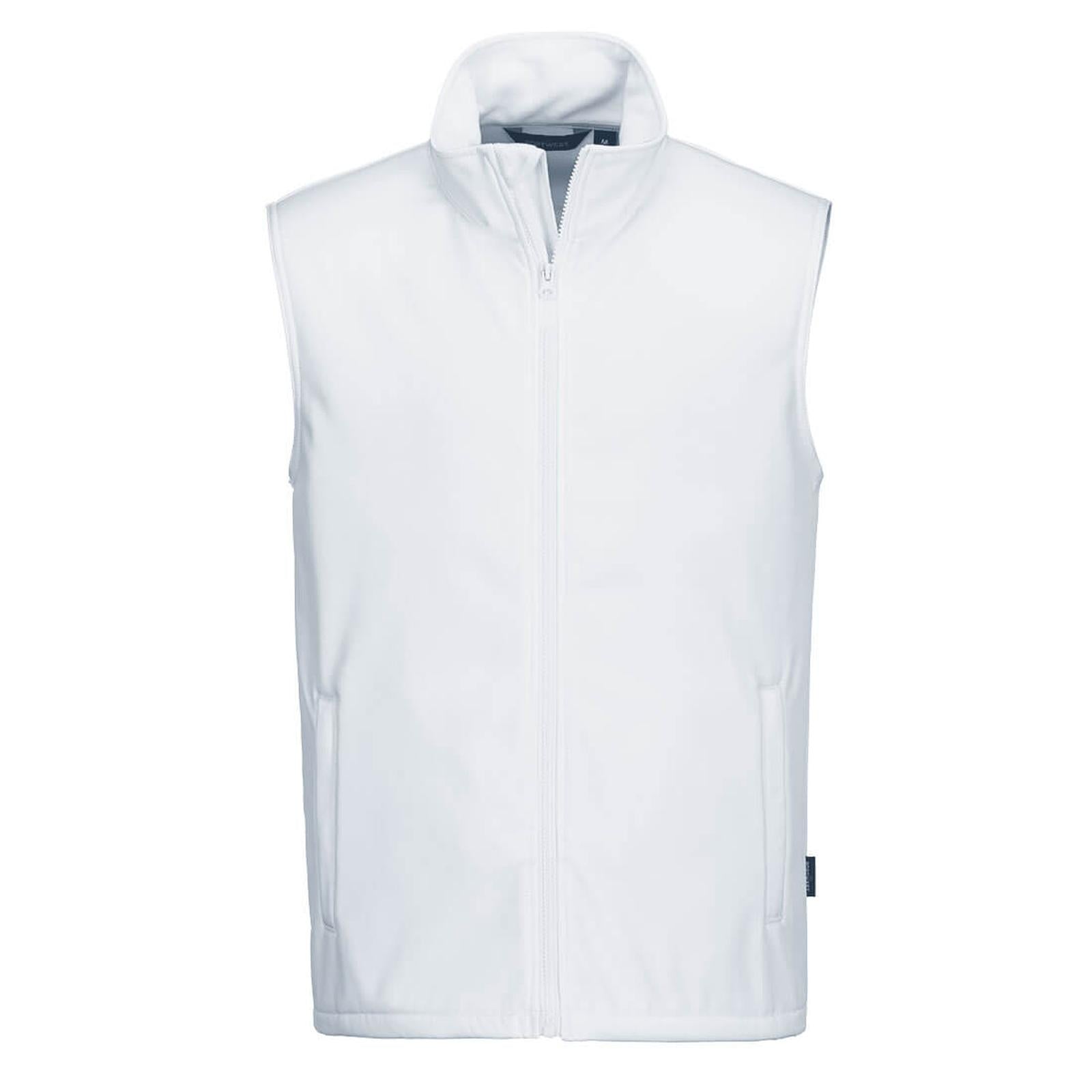 Portwest Print & Promo Bodywarmer TK22 softshell (2L) fleece waterafstotend winddicht wit(WH)
