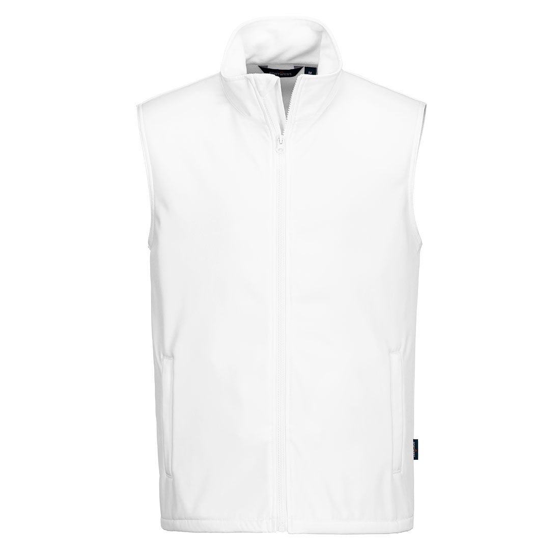 Portwest Print & Promo Bodywarmer TK22 softshell (2L) fleece waterafstotend winddicht wit(WH)