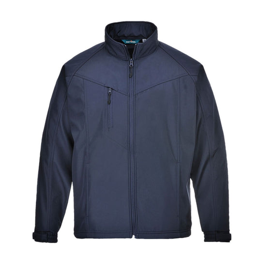 Portwest Regenkleding Softshell Alle weersomstandigheden Jas TK40 Oregon softshell heren (3L) waterafstotend winddicht donker marineblauw(DN)