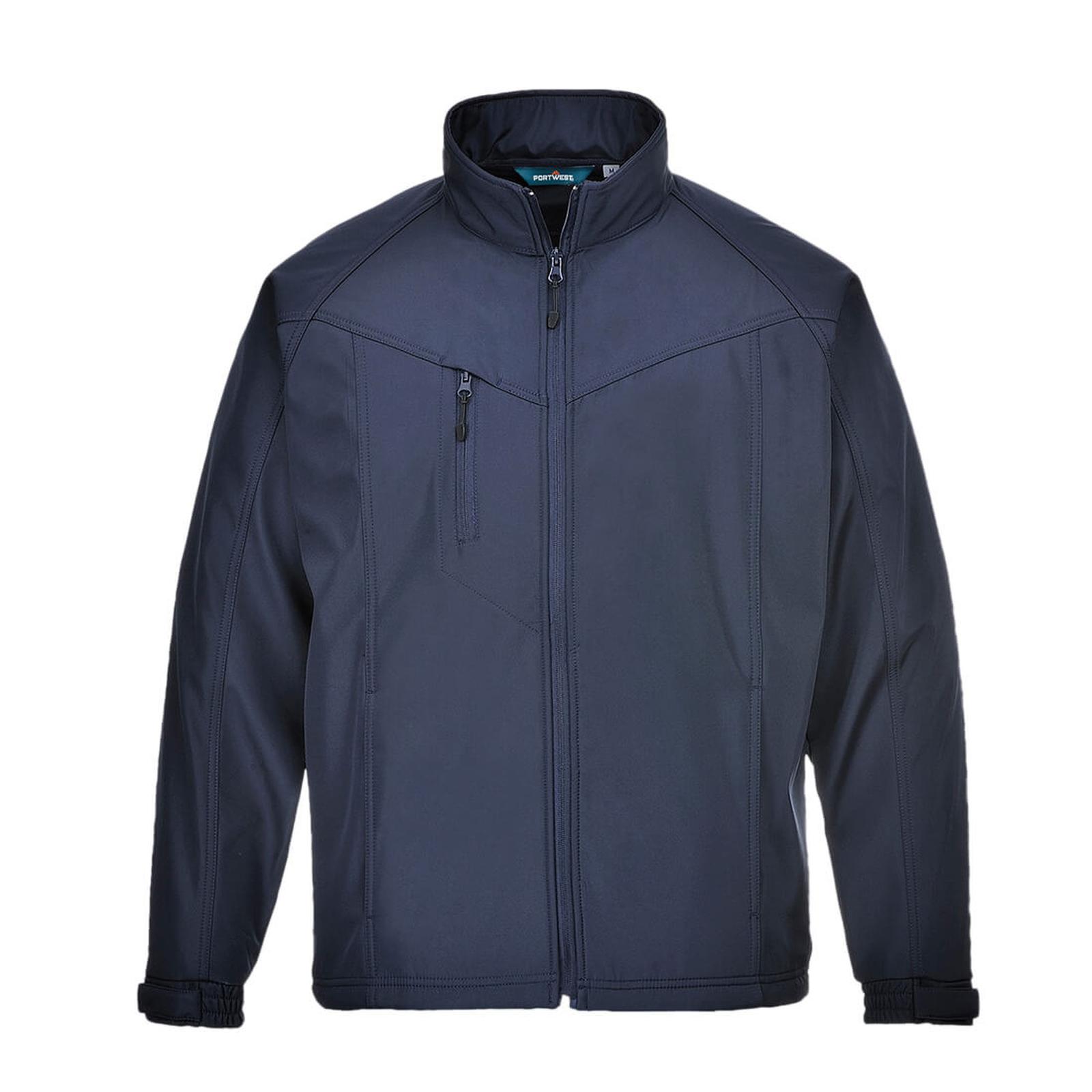 Portwest Regenkleding Softshell Bescherming Tegen Alle Weersomstandigheden Jas TK40 Oregon softshell heren (3L) waterafstotend winddicht donker marineblauw(NV)