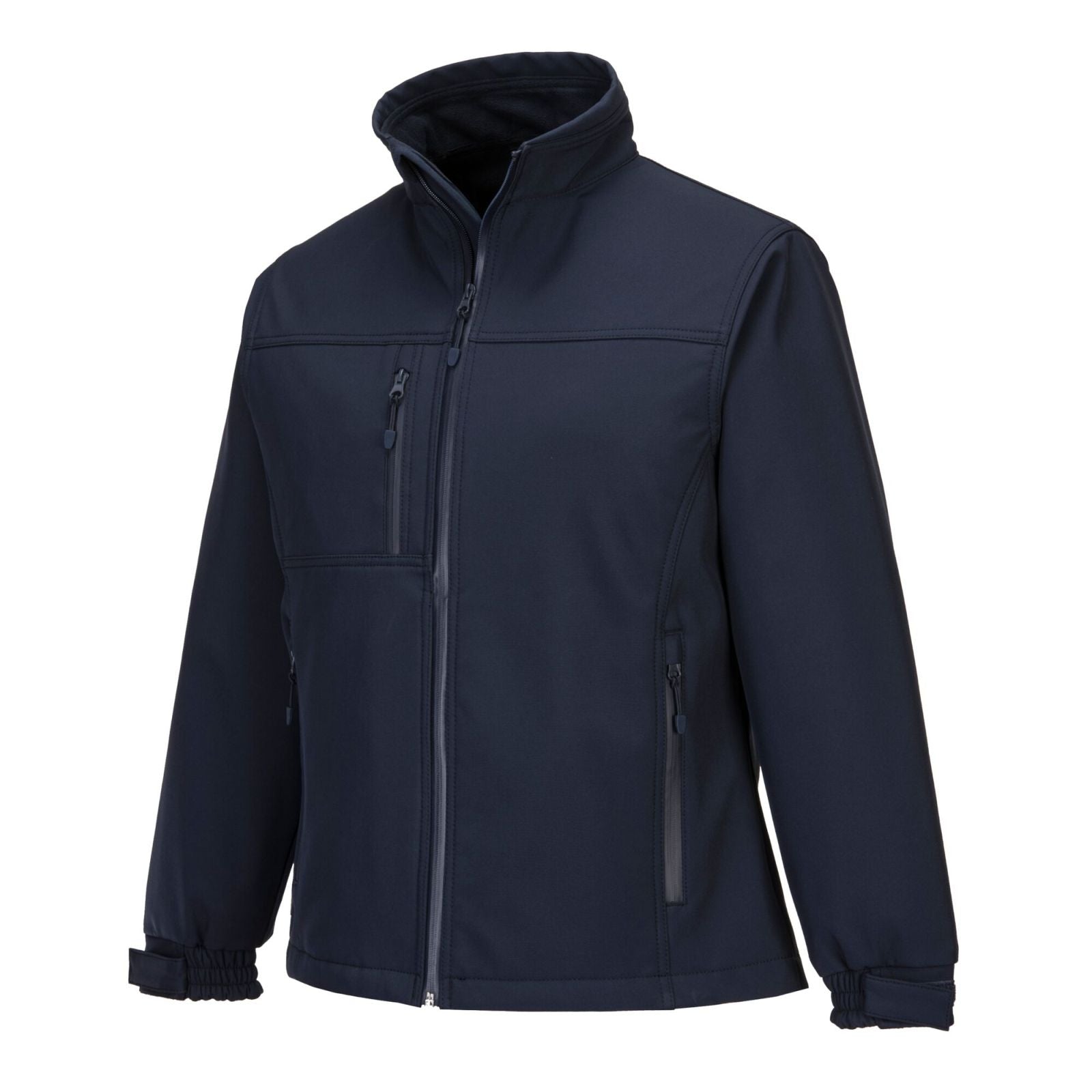 Portwest Regenkleding Softshell Bescherming Tegen Alle Weersomstandigheden Jack TK41 Charlotte Dames Softshell (3L) donker marineblauw(NV)