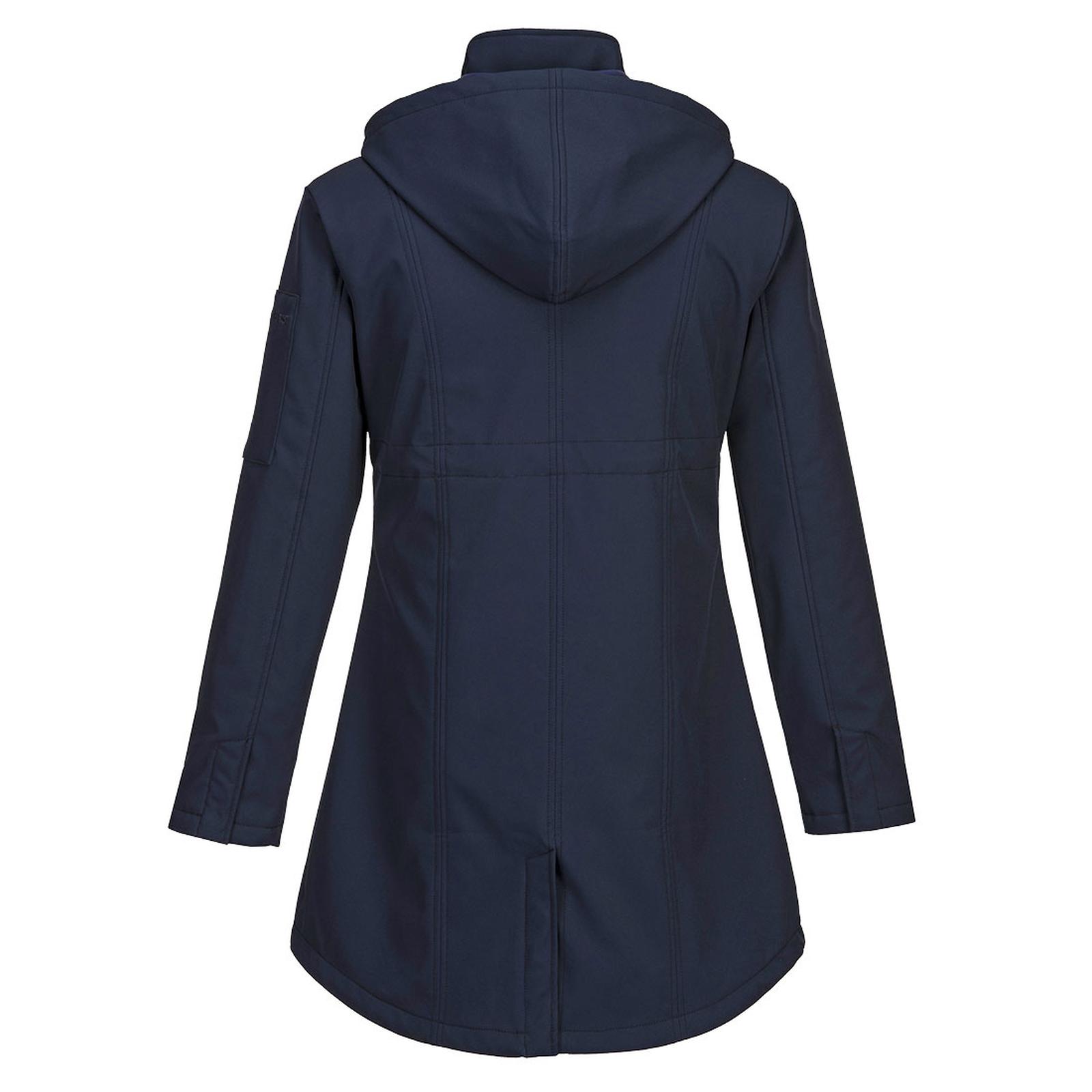 Portwest Dames regenkleding Bescherming Tegen Alle Weersomstandigheden Jack TK42 Carla softshell dames (3L) donker marineblauw(NV)