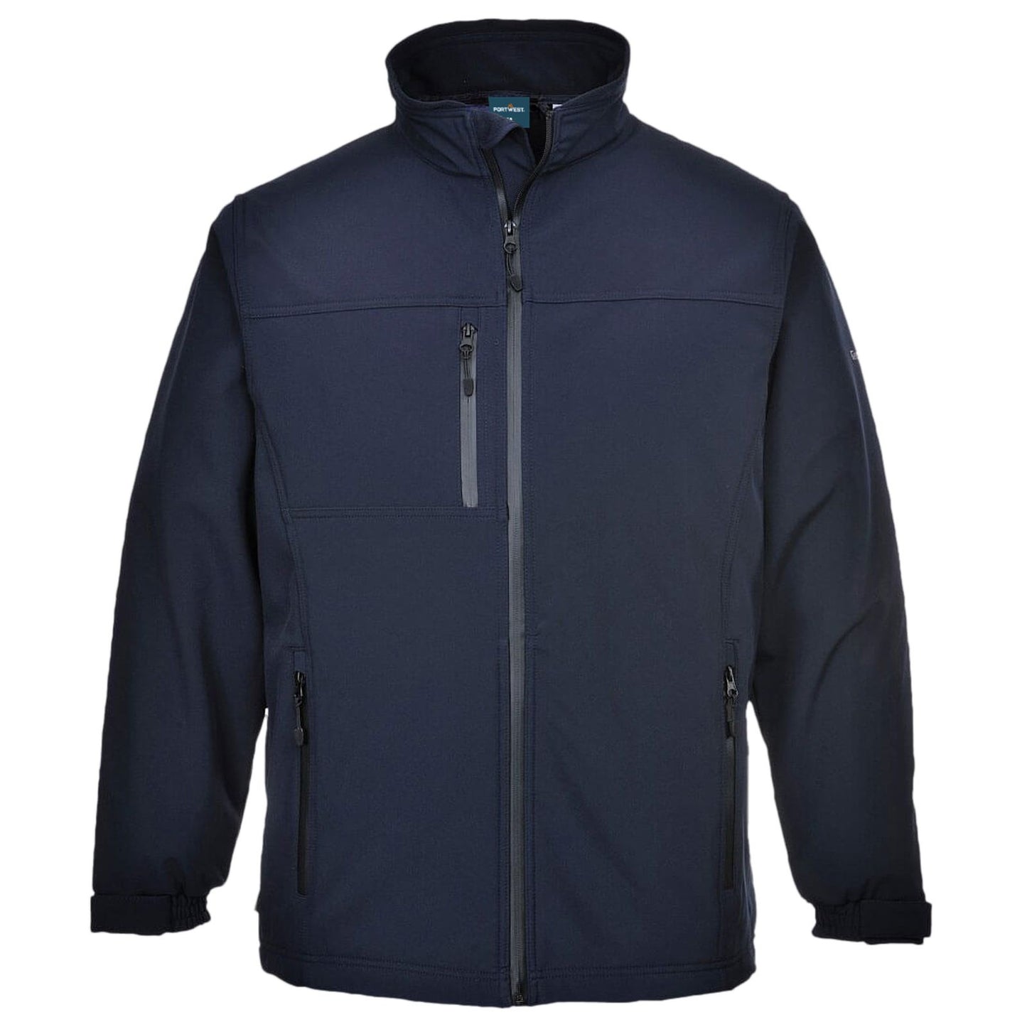 Portwest Regenkleding Softshell Alle weersomstandigheden jack TK50 softshell 3 (3L) waterafstotend winddicht donker marineblauw(DN)