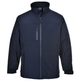Portwest Regenkleding Softshell Alle weersomstandigheden jack TK50 softshell 3 (3L) waterafstotend winddicht donker marineblauw(DN)