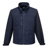 Portwest Regenkleding Softshell Bescherming Tegen Alle Weersomstandigheden jack TK50 softshell 3 (3L) waterafstotend winddicht donker marineblauw(NV)