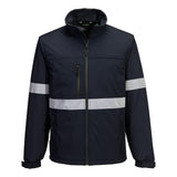 Portwest Regenkleding Softshell Bescherming Tegen Alle Weersomstandigheden Jack TK54 Iona Softshell (3L) donker marineblauw(NV)
