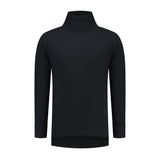 Noname Thermoshirt TLC100  lange mouw met col zwart(ZWART)