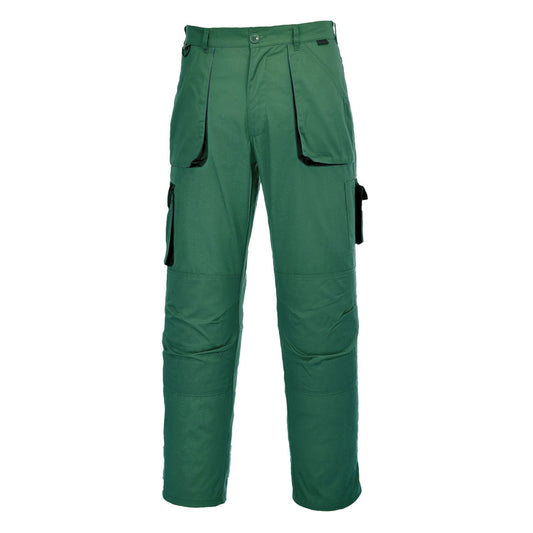 Portwest Algemene Werkkleding Werkkleding Broek TX11 Texo contrast flessengroen(BG)