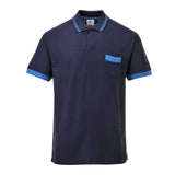 Portwest Werkkleding Poloshirt TX20 Texo Contrast marineblauw(NA)