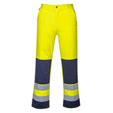 Portwest Broeken TX71 geel-marineblauw(YN)