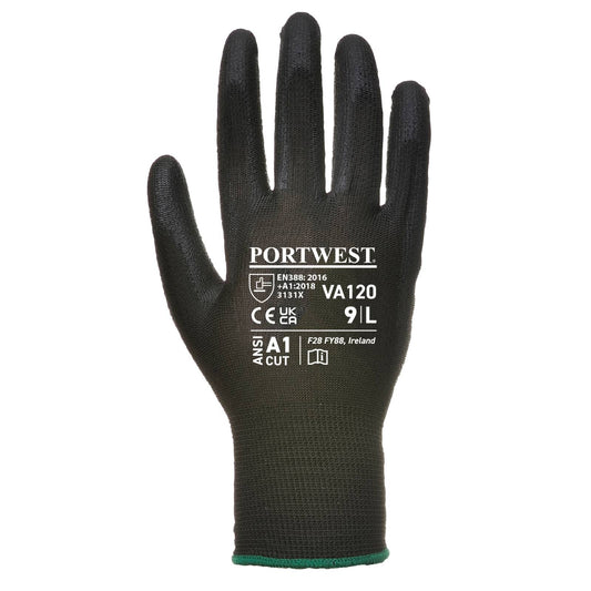 Portwest Verkoop  Automaat Handbescherming Handschoenen VA120 PU Palm uitgifteautomaat zwart(K8)