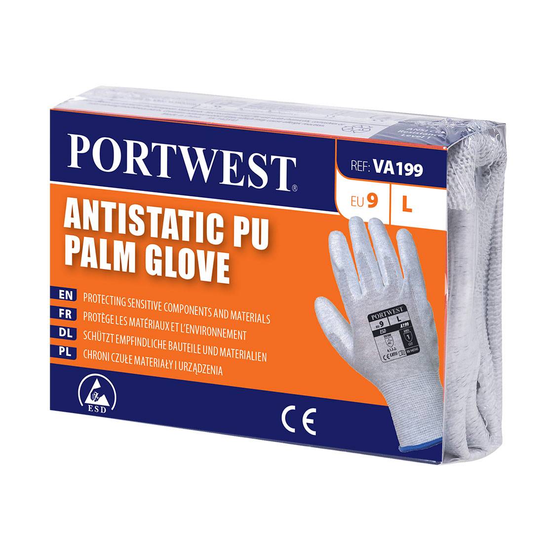 Portwest Handschoenen VA199 grijs(G7)