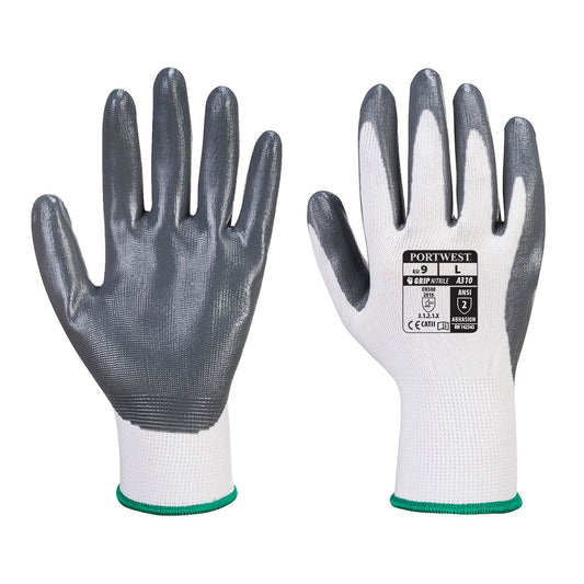 Portwest Handschoenen VA310 wit-grijs(W7)