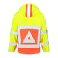 Noname High Visibility Softshelljas VKSSRWS100 geel-oranje(GEELORANJE)