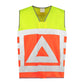 Noname High Visibility Veiligheidsvest VKVRWS100 fluo geel-oranje(GEELORANJE)