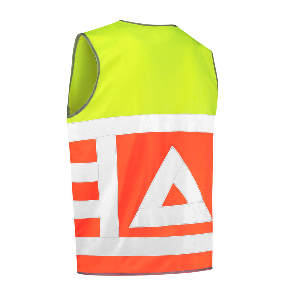 Noname High Visibility Veiligheidsvest VKVRWS100 fluo geel-oranje(GEELORANJE)