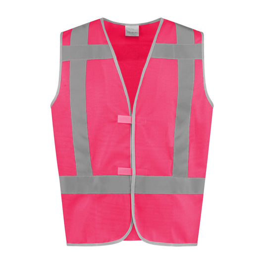 Noname High Visibility Veiligheidsvest VV100 roze(ROZE)