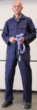 Woltex Overalls  Proban® klep/ kniezakken d.blauw