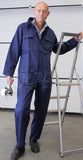Woltex Overalls Katoen Proban klep/drukkers blauw donkerblauw