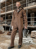Woltex Overalls Katoen Vlamvertragend met capuchon bruin