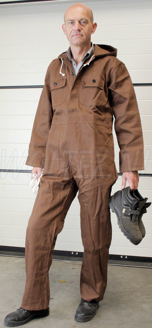 Woltex Overalls katoen Proban® met capuchon