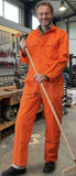 Woltex Overalls Vlamvertragend Klep/kniezakken oranje