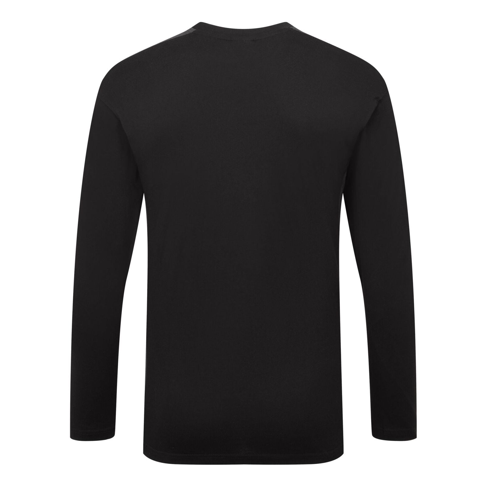 Portwest vrijetijdskleding Corporate Casuals T-shirt W1664 tweekleuren K/M longsleeve zwart-grijs(BY)