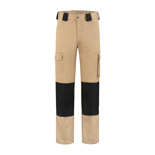 Noname Worker Werkbroek WBC6040 khaki-zwart(KZWART)