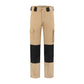 Noname Worker Werkbroek WBC6040 khaki-zwart(KZWART)