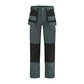 Noname Worker Werkbroek WBK100 100% katoen grijs-zwart(GRZWT)