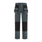 Noname Worker Werkbroek WBK100 100% katoen grijs-zwart(GRZWT)