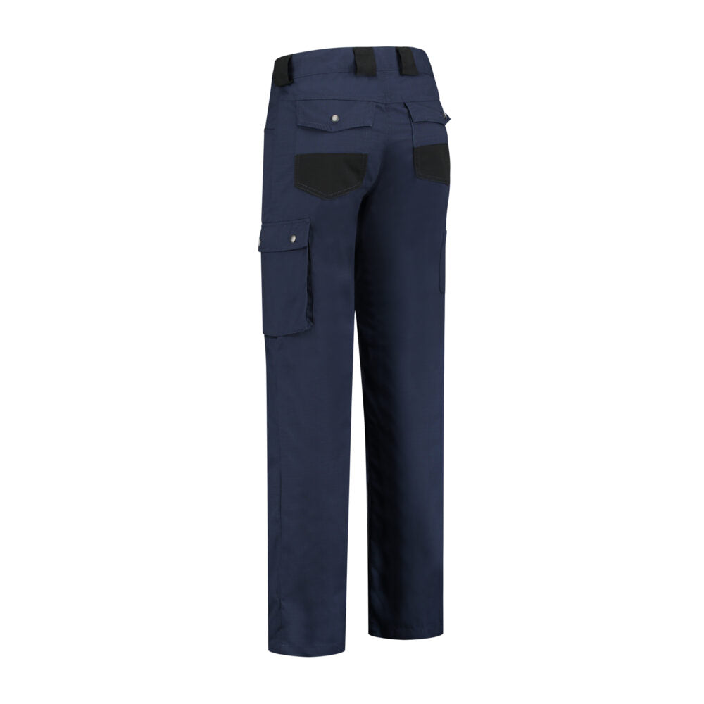 Noname Broeken WBR6535 marineblauw-zwart(NAVZWT)