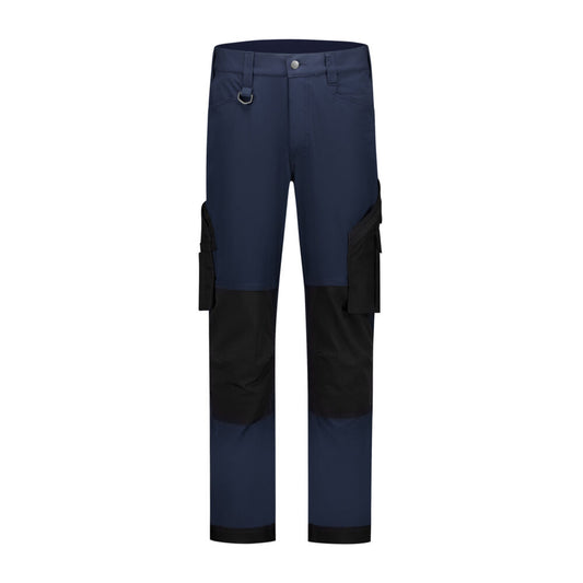 Noname Worker Werkbroek WBS9307 4-way stretch ripstop marineblauw-zwart(NAZWT)