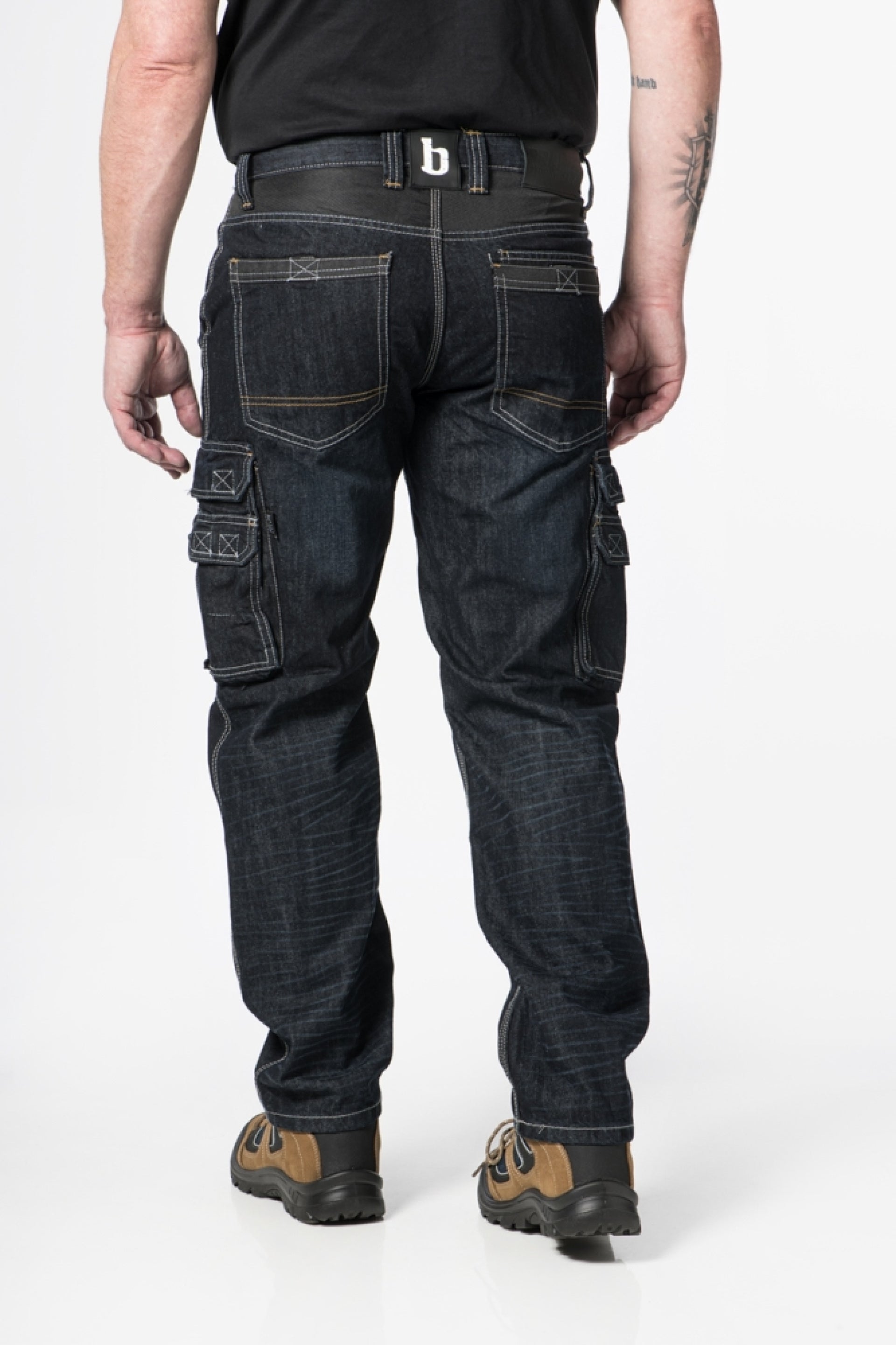 Brams Paris Never out of stock Jeans Broeken Willem A82 Worker donkerblauw-denim(001)