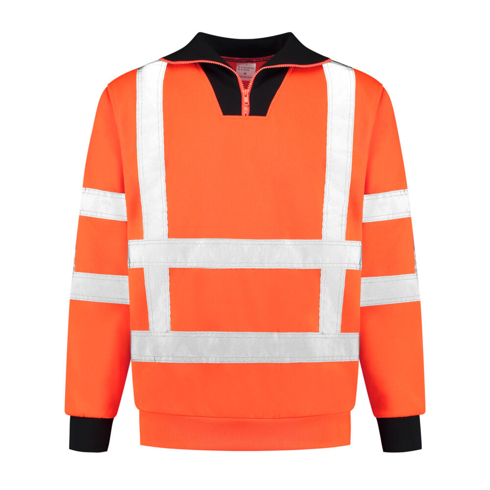Noname High Visibility Sweater ZSCRWS7525 fluo oranje(ORANJE)