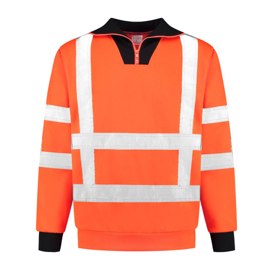 Noname High Visibility Sweater ZSCRWS7525 fluo oranje(ORANJE)