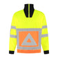 Noname High Visibility Sweater VKZSRWS100 zip verkeersregelaar HiVis geel-oranje(GEELORANJE)