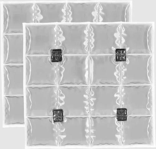 Inuteq koelelementen Coolpac 24 C / 75 F PAC 16 cellen (set van 2) wit
