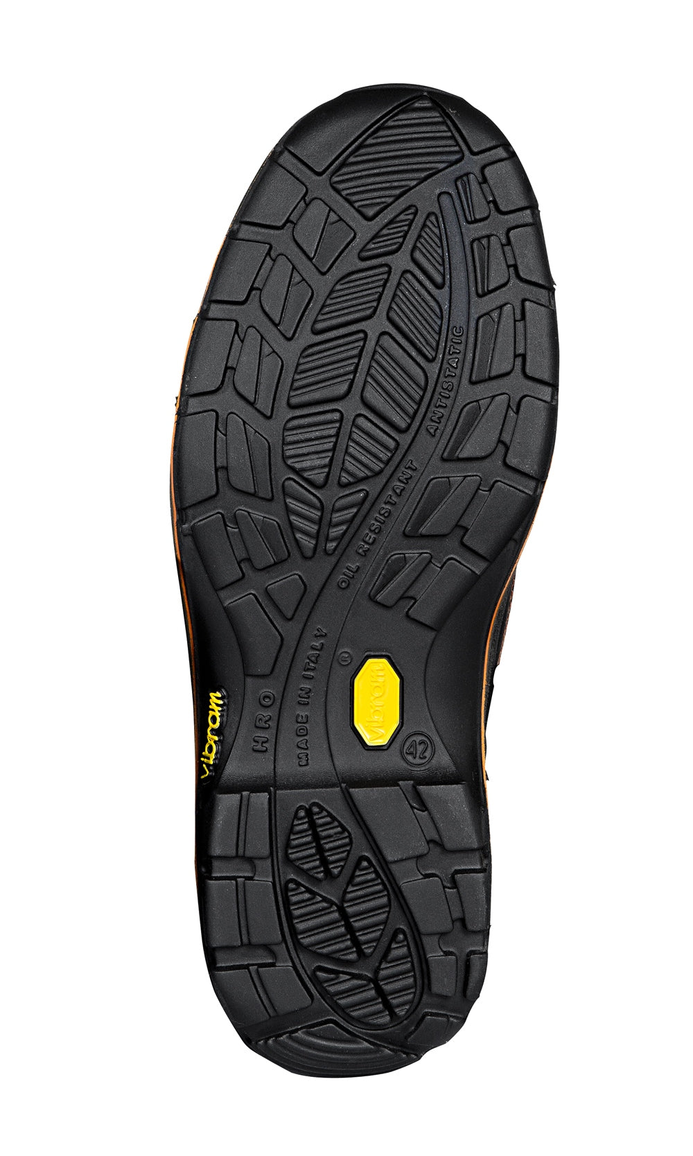 Grisport Schoenen 71607L hoog Veilige neus- zool zwart-oranje Klant DEMOSHOP