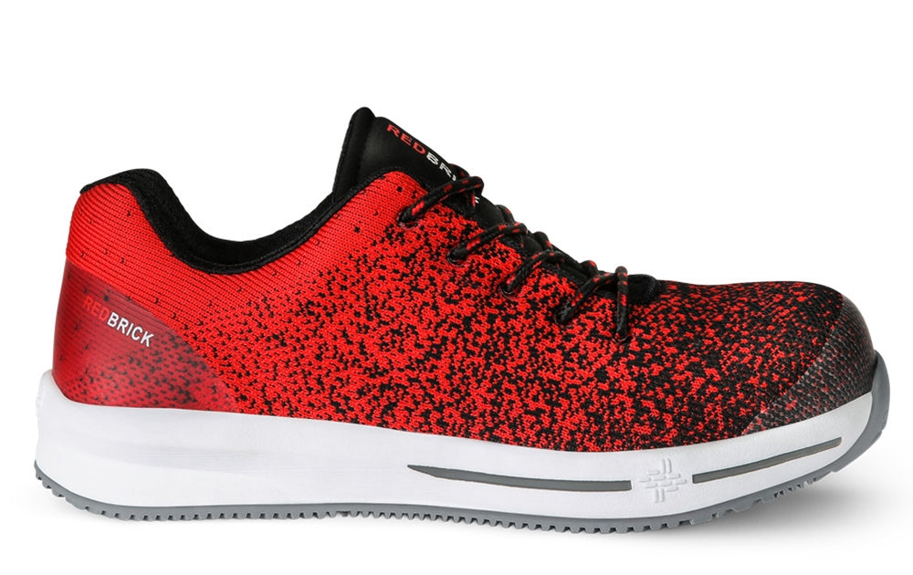 Redbrick Safety Sneakers Motion Werkschoen Spirit Lichtgewicht rood